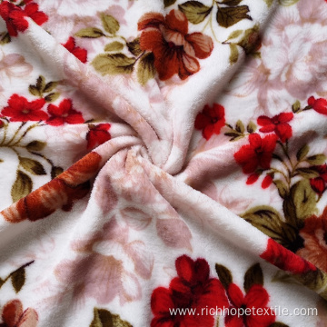 100%Polyester Different Types Of Flannel Coral Velvet Fabric